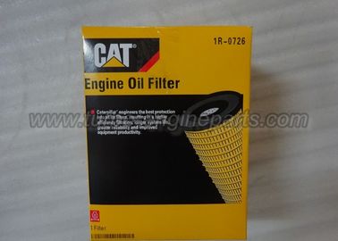 Cina 1R-0726 CAT Filter Oli Mesin / Elemen Filter Kartrid Kemasan Netral Distributor