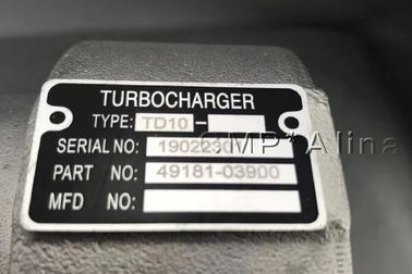 Cina TD10 49181-03900 4918103900 Performa Suku Cadang Mesin Turbo Turbocharger Cmp pemasok